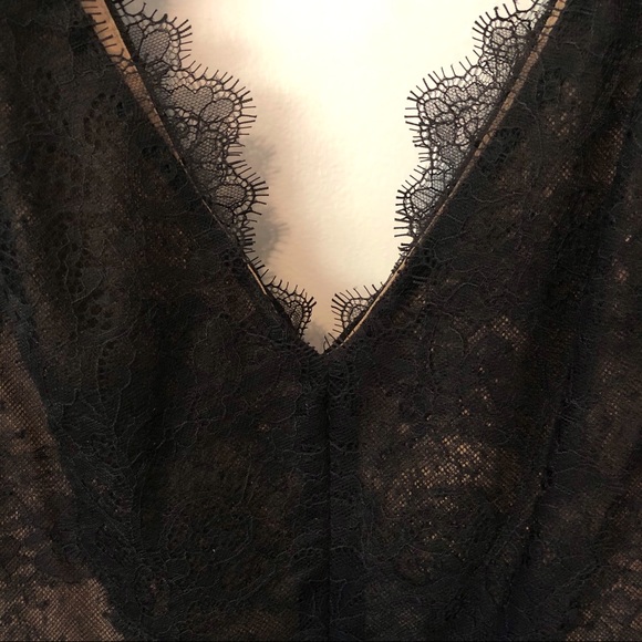 BCBG Willa Black Lace Dress - Picture 2 of 7
